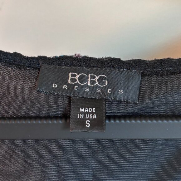 Vintage Midi Dress Y2K BCBG Embroidered Mesh Floral Dress S Fairy Whimsigoth - Picture 4 of 11